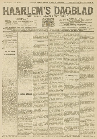 Haarlem's Dagblad 1914-11-11