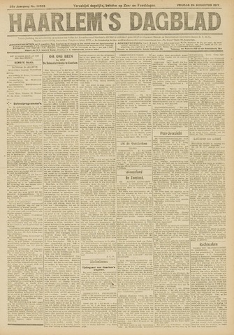 Haarlem's Dagblad 1917-08-24