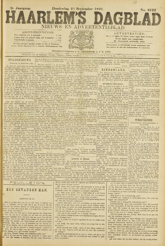 Haarlem's Dagblad 1891-09-24