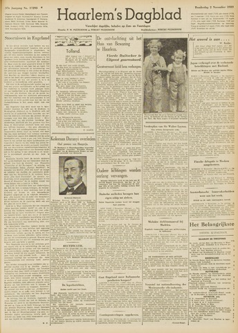 Haarlem's Dagblad 1939-11-02