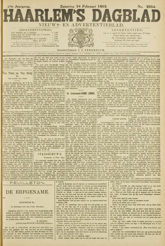 Haarlem's Dagblad 1893-02-18