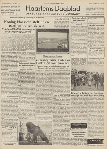 Haarlem's Dagblad 1957-04-25