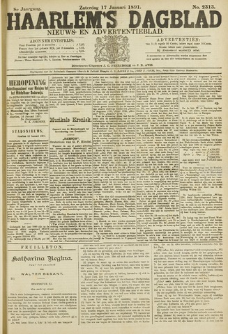 Haarlem's Dagblad 1891-01-17