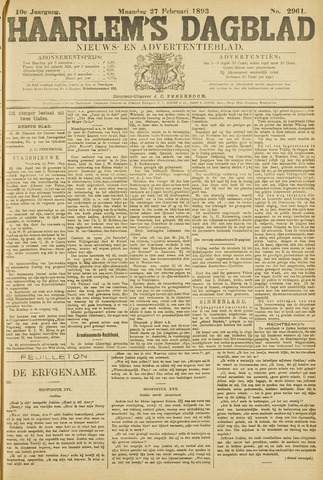 Haarlem's Dagblad 1893-02-27