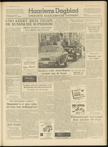 Haarlem's Dagblad 1961-10-26