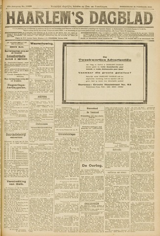 Haarlem's Dagblad 1918-02-21