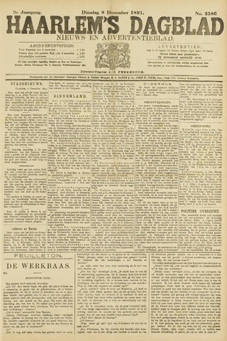 Haarlem's Dagblad 1891-12-08