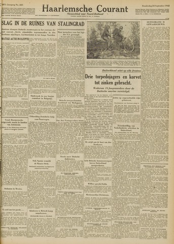 Haarlemsche Courant 1942-09-24