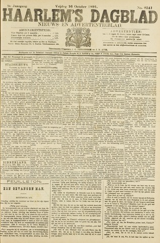 Haarlem's Dagblad 1891-10-16