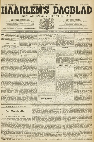 Haarlem's Dagblad 1887-08-20
