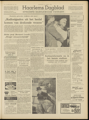 Haarlem's Dagblad 1965-04-13