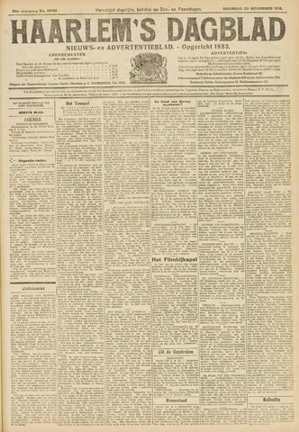 Haarlem's Dagblad 1916-11-20