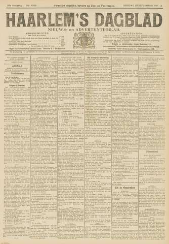 Haarlem's Dagblad 1910-09-27