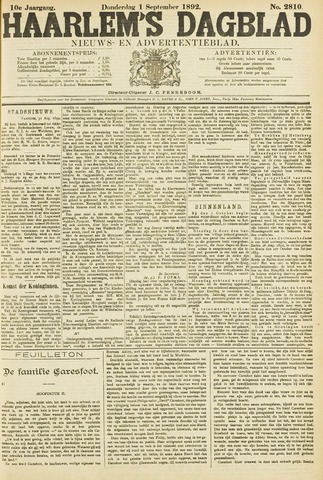 Haarlem's Dagblad 1892-09-01