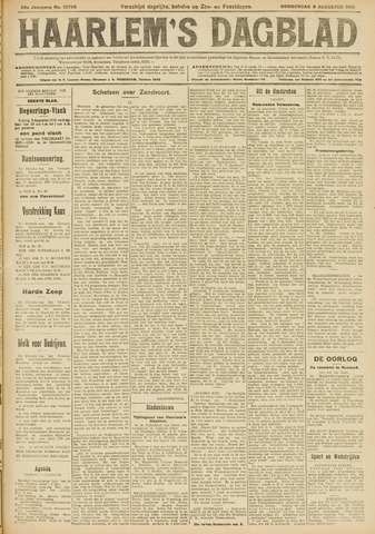 Haarlem's Dagblad 1918-08-08