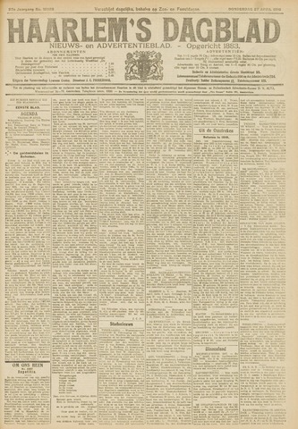 Haarlem's Dagblad 1916-04-27
