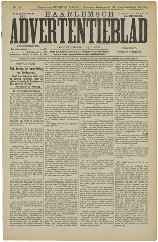 Haarlemsch Advertentieblad 1899-04-08