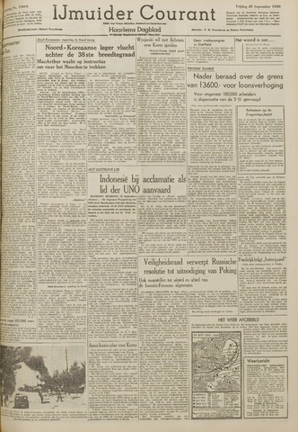 IJmuider Courant 1950-09-29