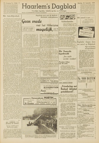 Haarlem's Dagblad 1939-09-30
