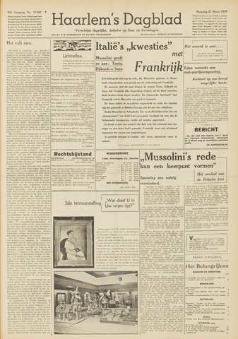 Haarlem's Dagblad 1939-03-27