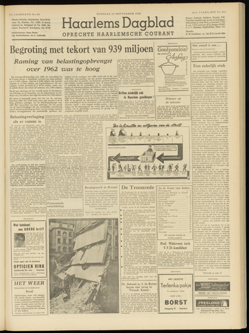 Haarlem's Dagblad 1962-09-18