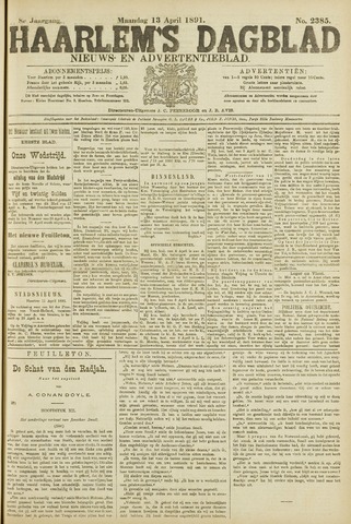 Haarlem's Dagblad 1891-04-13