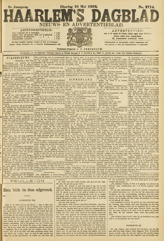Haarlem's Dagblad 1892-05-10