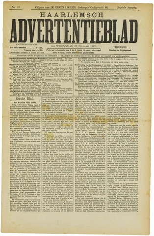 Haarlemsch Advertentieblad 1887-02-23