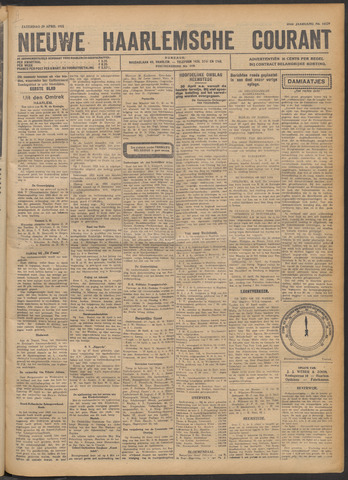 Nieuwe Haarlemsche Courant 1922-04-29
