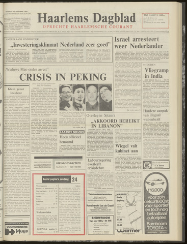Haarlem's Dagblad 1976-10-12