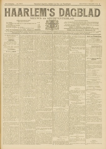 Haarlem's Dagblad 1914-03-02