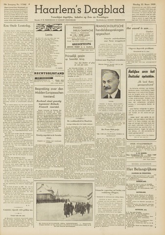 Haarlem's Dagblad 1939-03-21