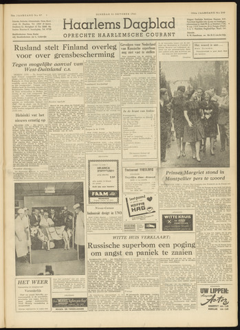 Haarlem's Dagblad 1961-10-31
