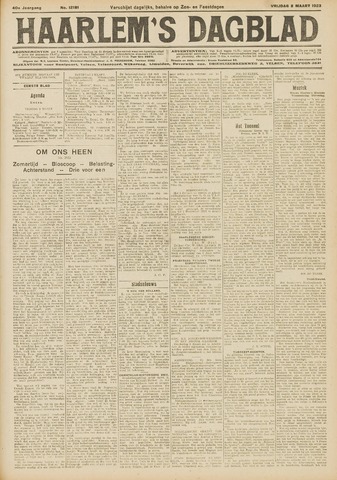 Haarlem's Dagblad 1923-03-02