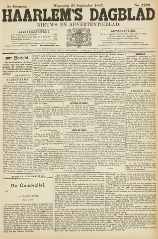 Haarlem's Dagblad 1887-09-21