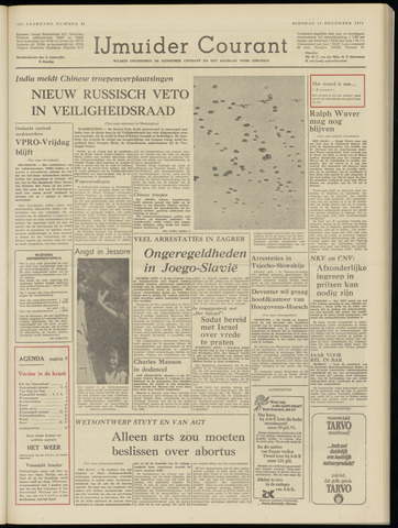 IJmuider Courant 1971-12-14