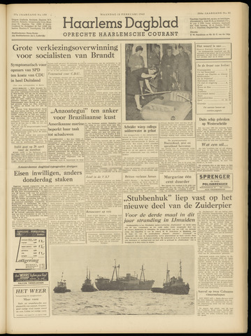 Haarlem's Dagblad 1963-02-18