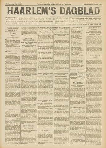Haarlem's Dagblad 1927-10-13