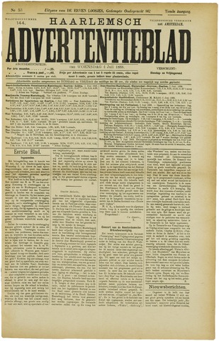Haarlemsch Advertentieblad 1888-07-04