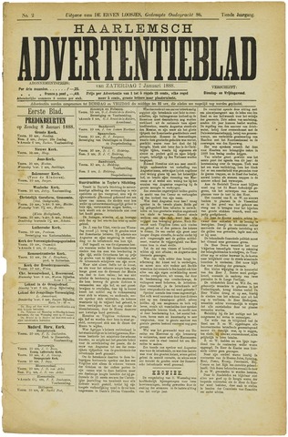 Haarlemsch Advertentieblad 1888-01-07