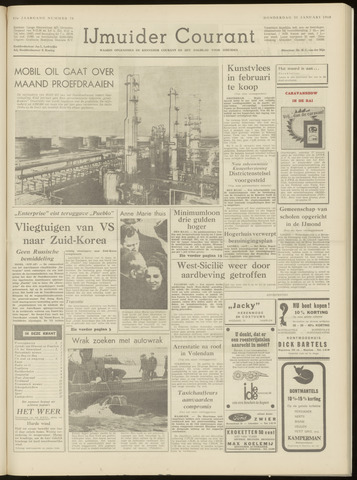 IJmuider Courant 1968-01-25
