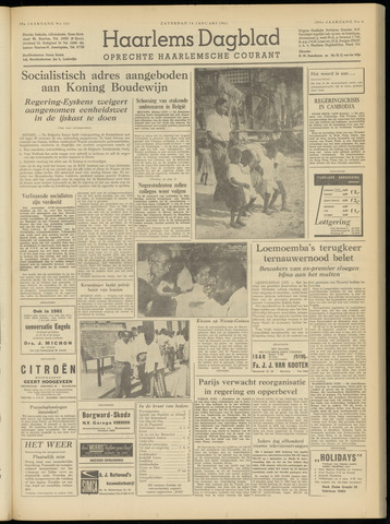 Haarlem's Dagblad 1961-01-14