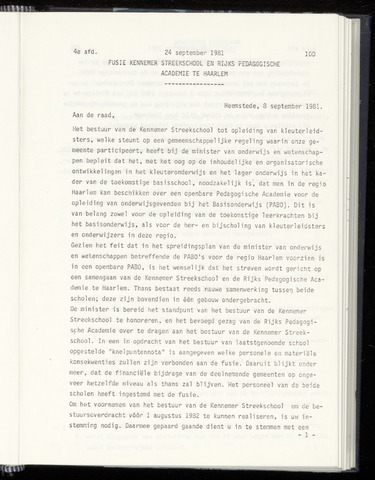Raadsnotulen Heemstede 1981-09-24