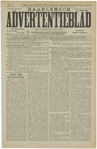 Haarlemsch Advertentieblad 1899-06-14