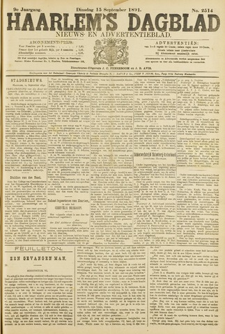 Haarlem's Dagblad 1891-09-15