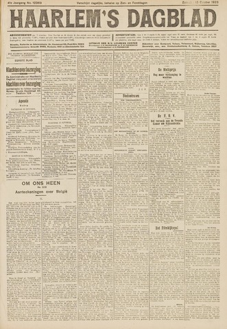 Haarlem's Dagblad 1923-10-13