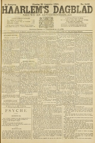 Haarlem's Dagblad 1891-08-25