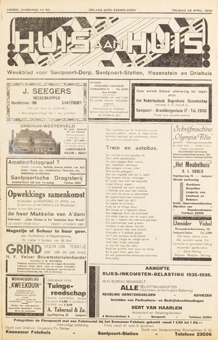 Weekblad Huis aan Huis 1935-04-26
