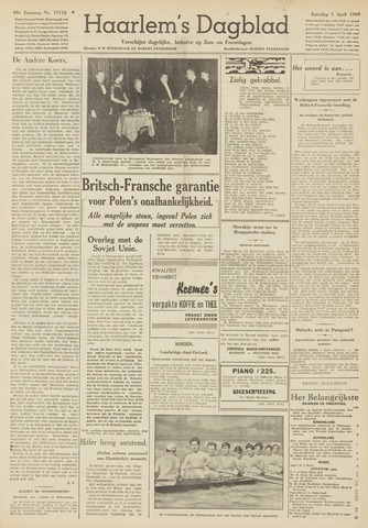 Haarlem's Dagblad 1939-04-01