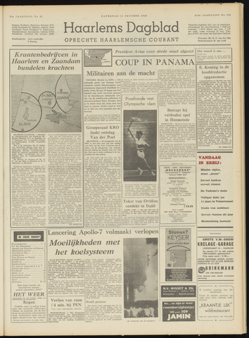 Haarlem's Dagblad 1968-10-12